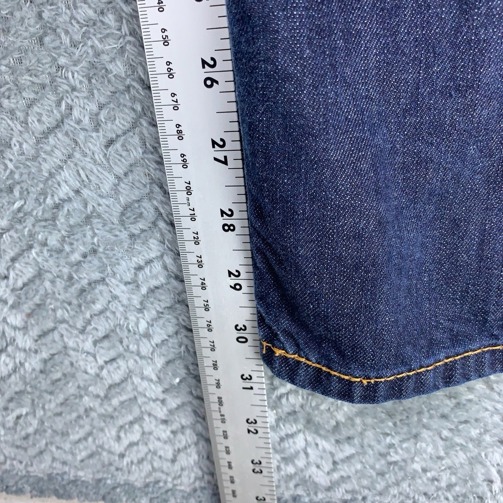 Levis 541 Jeans Mens 36x32 Blue Athletic Tapered Leg Dark Wash Stretch Denim - Picture 5 of 9